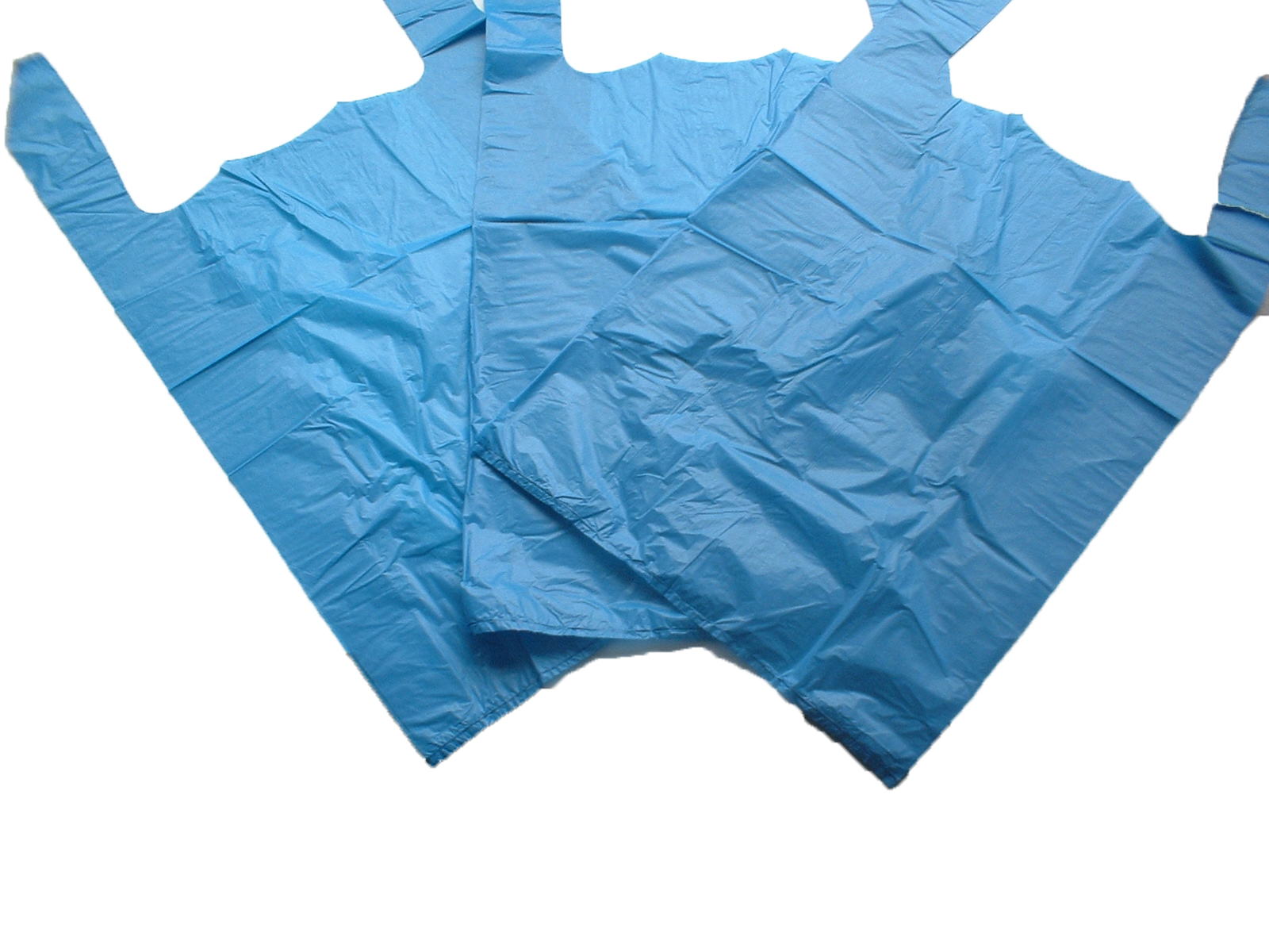 Blue Plastic Carrier Bags