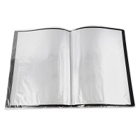 A4 Display Book With Flexible Black Cover